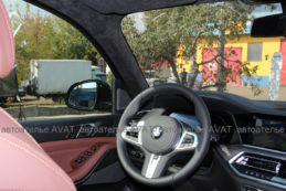 торпедо и двери BMW X5 G05 в натуральной коже