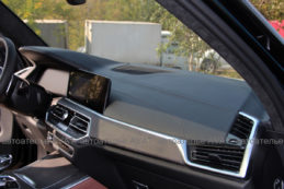 перетяжка натуральной кожей nappa торпеды в BMW X5 G05