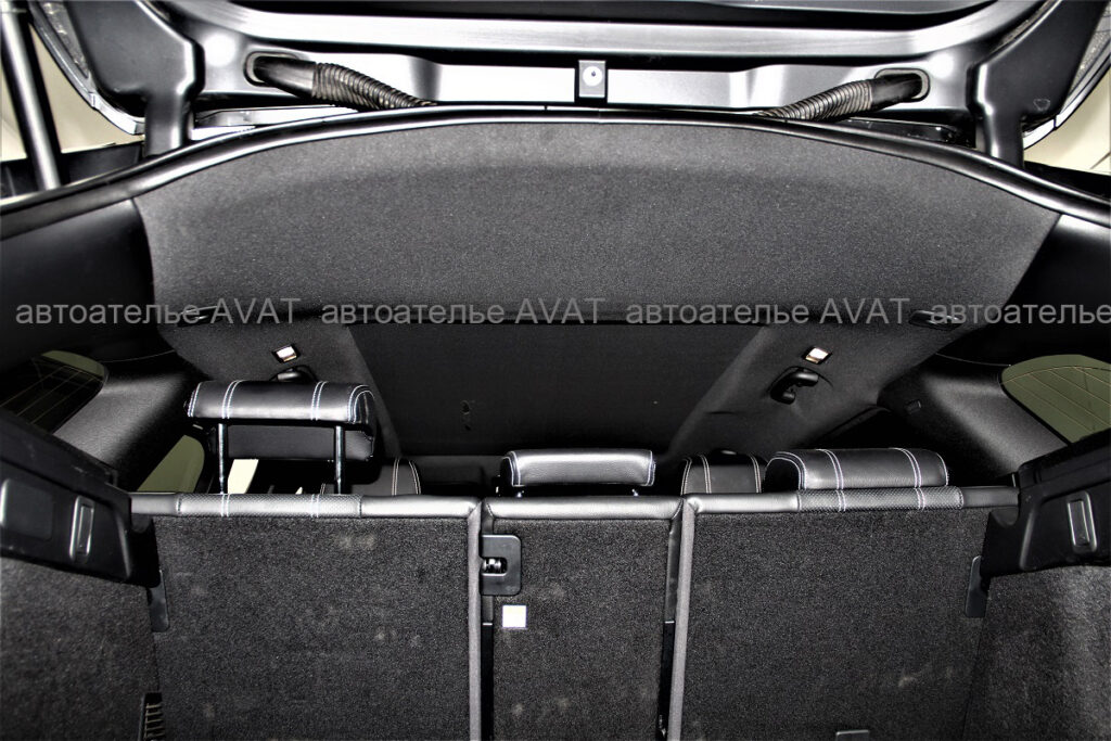 потолок Range Rover Velar из заводской ткани